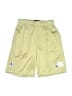 NBA 100% Polyester Solid Yellow Athletic Shorts Size 10 - 12 - photo 1