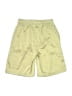 NBA 100% Polyester Solid Yellow Athletic Shorts Size 10 - 12 - photo 2