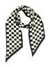 Unbranded 100% Polyester Checkered-gingham Black Scarf One size - photo 1