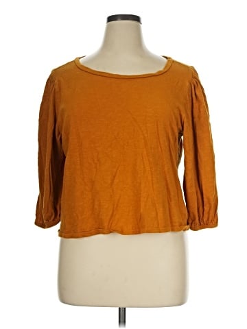 a.n.a. A New Approach 3/4 Sleeve T-Shirt (view 1)