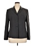 Kasper A.S.L. 100% Polyester Gray Blazer Size 16 - photo 1