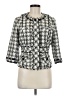 Elevenses Silver 3/4 Sleeve Top Size 8 - photo 1