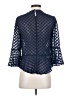 BCBGMAXAZRIA 100% Polyester Blue 3/4 Sleeve Top Size XXS - photo 2