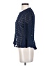BCBGMAXAZRIA 100% Polyester Blue 3/4 Sleeve Top Size XXS - photo 5