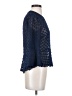 BCBGMAXAZRIA 100% Polyester Blue 3/4 Sleeve Top Size XXS - photo 4