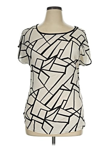 Espresso Short Sleeve Blouse (view 1)