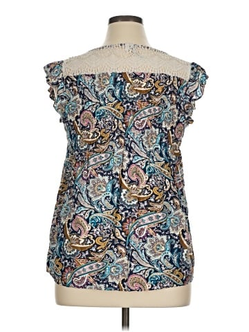 Adiktd Jeans Short Sleeve Blouse (view 2)