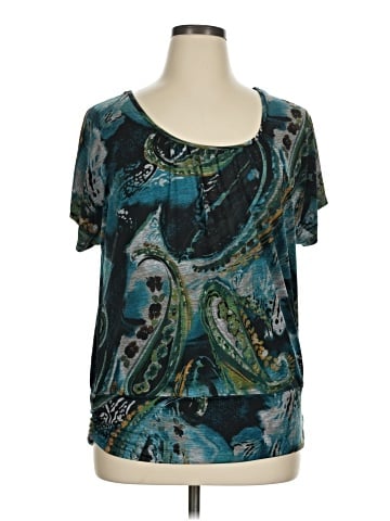 AB Studio Short Sleeve Blouse (view 1)