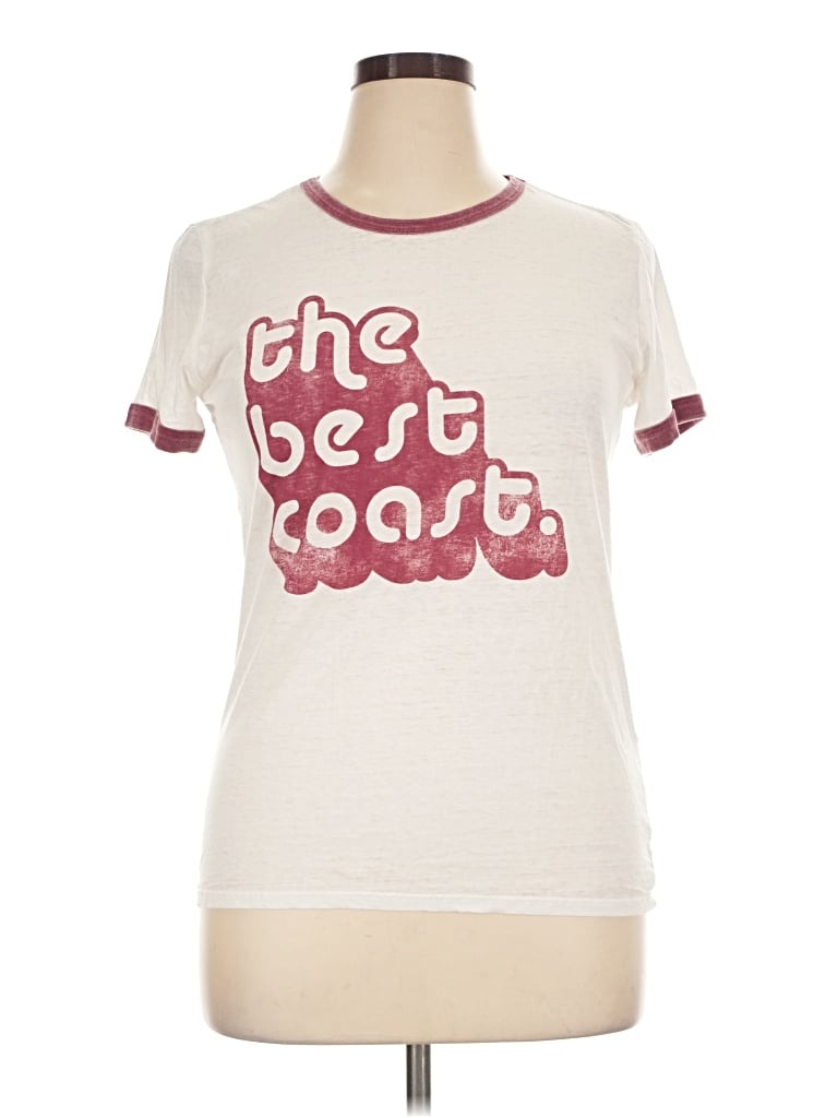 Pre-owned Freeze Short Sleeve T-shirt In Ivory