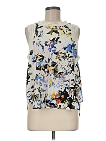 Elizabeth and James Sleeveless Silk Top (view 1)