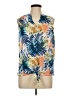 Notations Tropical Blue Sleeveless Blouse Size L - photo 1