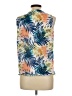 Notations Tropical Blue Sleeveless Blouse Size L - photo 2