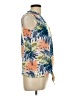 Notations Tropical Blue Sleeveless Blouse Size L - photo 4