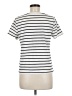 Green Envelope Stripes Ivory Short Sleeve Turtleneck Size M - photo 2
