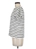 Green Envelope Stripes Ivory Short Sleeve Turtleneck Size M - photo 5