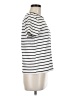 Green Envelope Stripes Ivory Short Sleeve Turtleneck Size M - photo 4