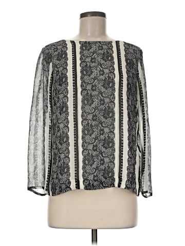 J.Crew Collection Long Sleeve Silk Top (view 1)