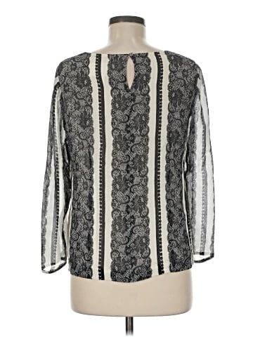 J.Crew Collection Long Sleeve Silk Top (view 2)
