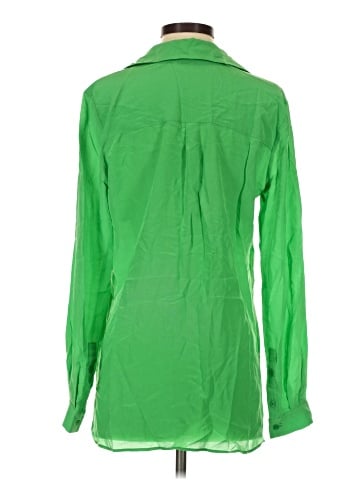 Lavender Brown Long Sleeve Blouse (view 2)