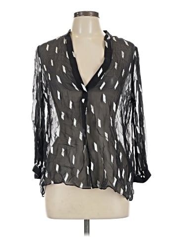 Alice + Olivia 3/4 Sleeve Silk Top (view 1)