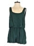 Final Touch 100% Rayon Solid Green Romper Size S - photo 1