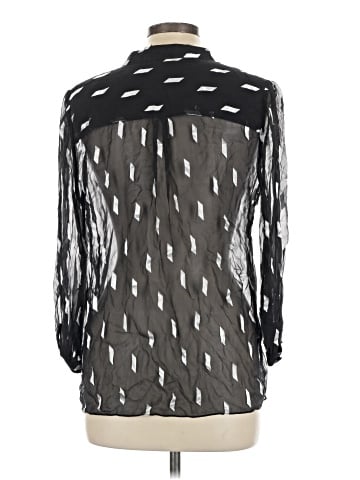 Alice + Olivia 3/4 Sleeve Silk Top (view 2)