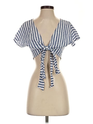 Zaful Short Sleeve Blouse (view 1)