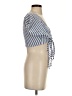 Zaful Blue Short Sleeve Blouse Size S - photo 4