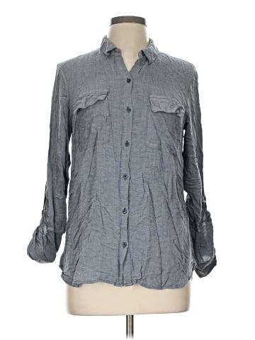 Express Long Sleeve Button-Down Shirt (view 1)