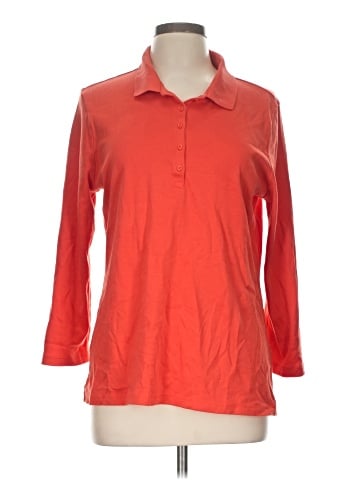 Lands' End Long Sleeve Polo (view 1)