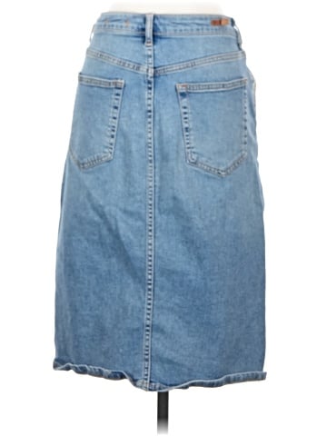 Pilcro and the Letterpress Denim Skirt (view 2)