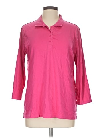 Lands' End Long Sleeve Polo (view 1)