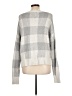 William Rast Checkered-gingham Gray Pullover Sweater Size L - photo 2