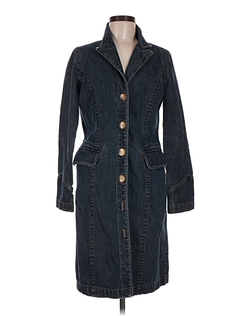 Pre-owned Assorted Brands Coat In Blue