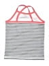 Kidpik Stripes Gray Rash Guard Size 7 - 8 - photo 2