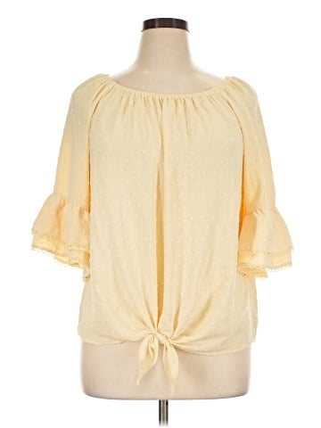 AB Studio 3/4 Sleeve Blouse (view 1)