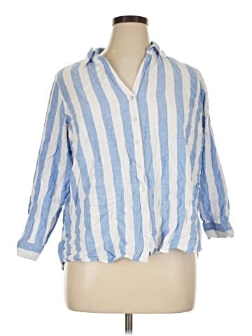 C&C California 3/4 Sleeve Button-Down Shirt (view 1)