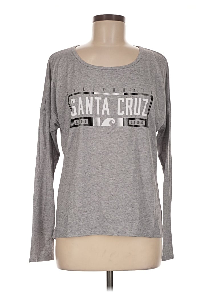 Pre-owned League Long Sleeve T-shirt In Gray
