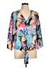 Boston Proper Blue 3/4 Sleeve Blouse Size L - photo 1