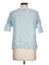 Bongo 100% Rayon Blue Short Sleeve Blouse Size L - photo 2