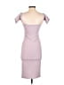 Missguided Solid Pink Cocktail Dress Size 4 - photo 2