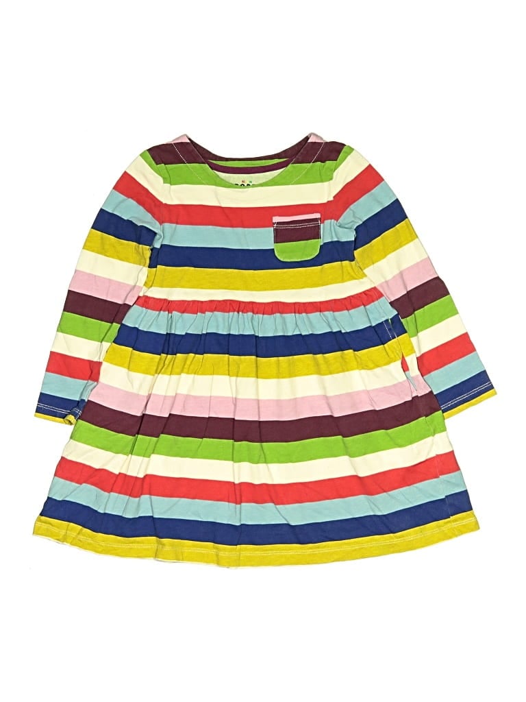 Pre-owned Mini Boden Kids' Dress In Yellow
