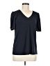 Ann Taylor 100% Polyester Black Short Sleeve Blouse Size M - photo 1