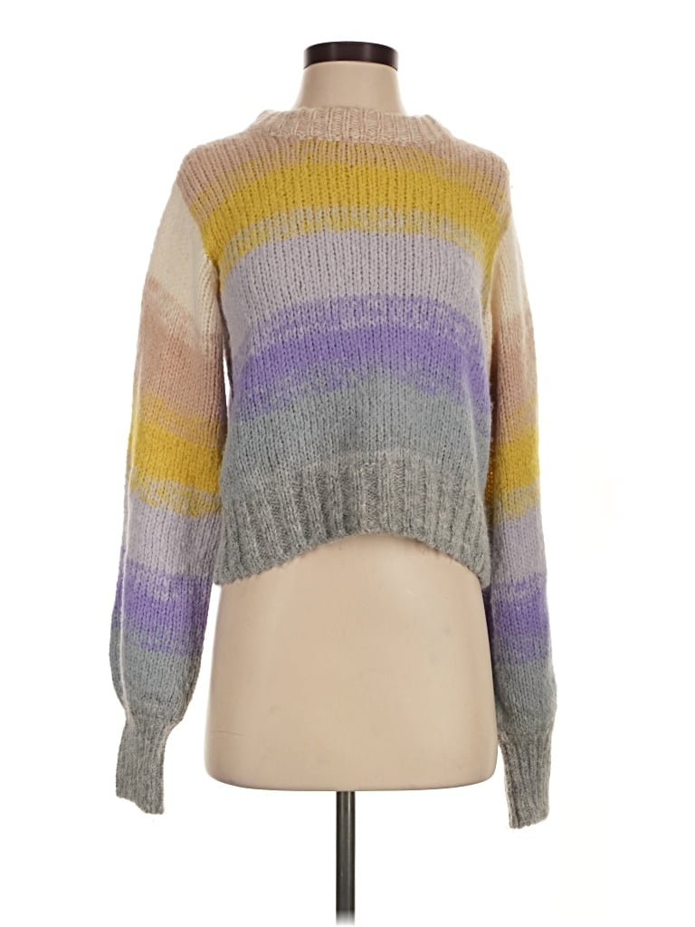 Pre-owned Eleven Six Wool Pullover Sweater In Gray