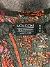Volcom 100% Viscose Black Short Sleeve Blouse Size 12 - photo 7