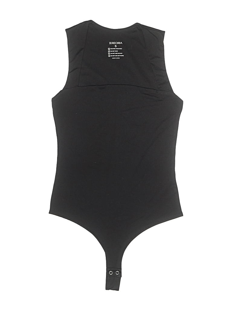 Pre-owned Reoria Bodysuit In Black