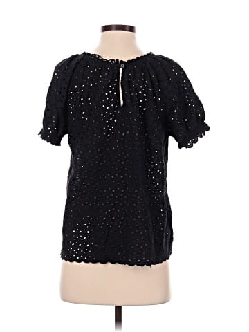 Velvet Short Sleeve Blouse (view 2)