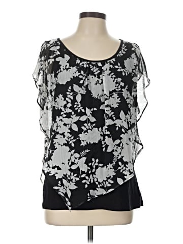 AB Studio Short Sleeve Blouse (view 1)