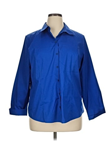 Chico's 3/4 Sleeve Button-Down Shirt (view 1)