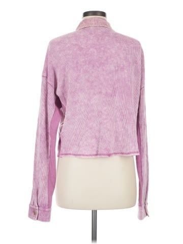 Mystree Long Sleeve Button-Down Shirt (view 2)